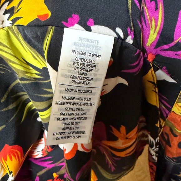 NYGARD Yellow Floral Print Kimono Cardigan Duster Luxury Jacket size S - Picture 4 of 9